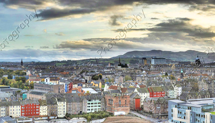 Calton Hill Edinburgh Panoramic