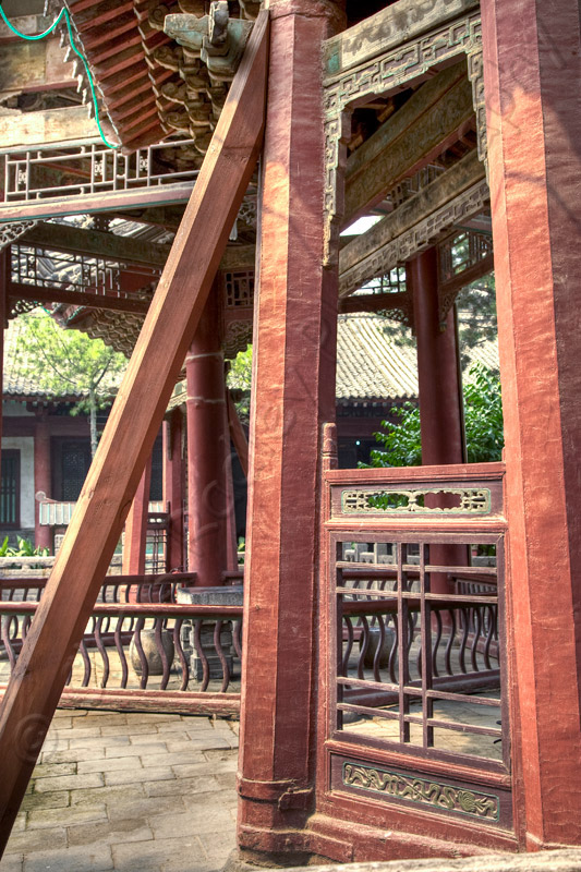 Xian Great Mosque Beams
