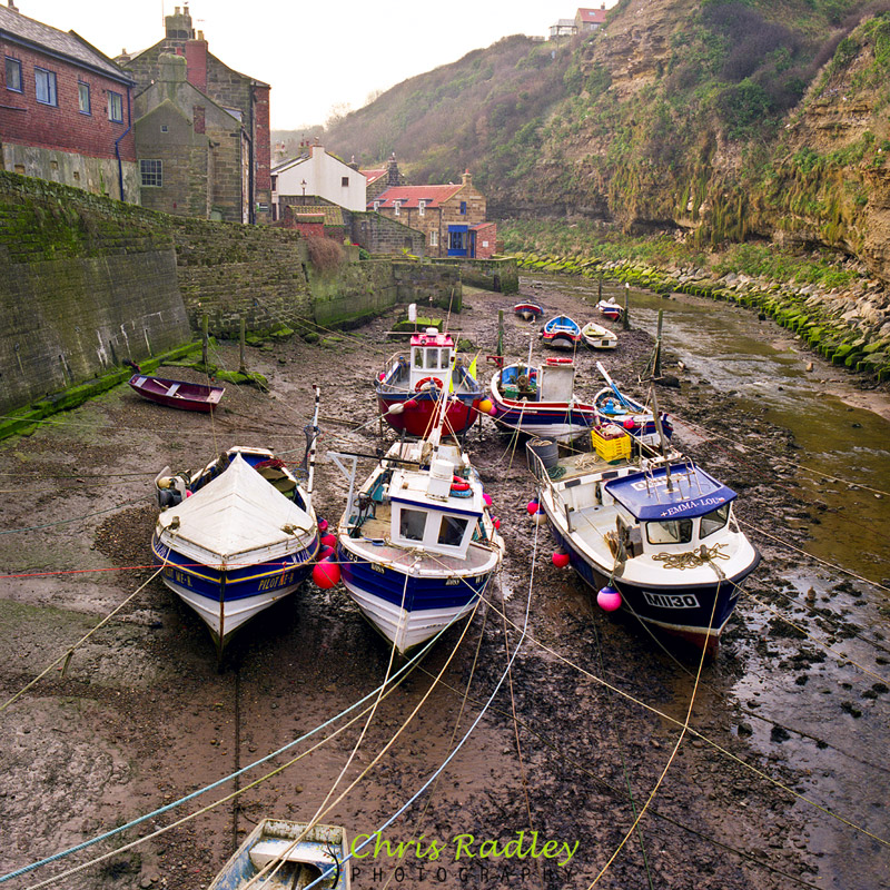 Staithes Boats Hasselblad