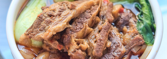 Post image for Taiwanese Beef Noodle Soup dish