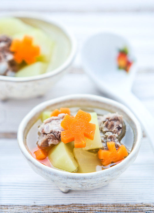 Green Papaya with Pork Rib Soup recipe Green Papaya with Pork Rib Soup recipe