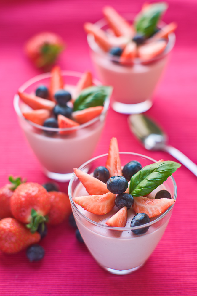 Strawberry Soy Milk Pudding Strawberry Soy Milk Pudding