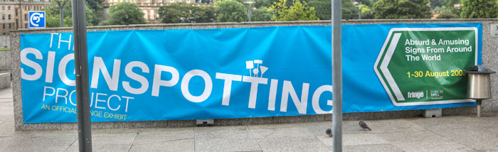 Signspotting Project Edinburgh