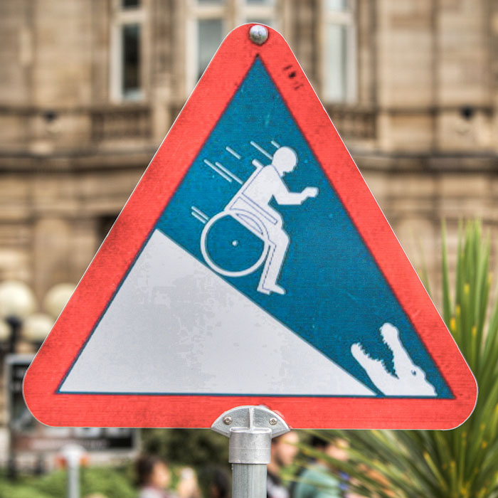 Speeding Crocodile funny sign