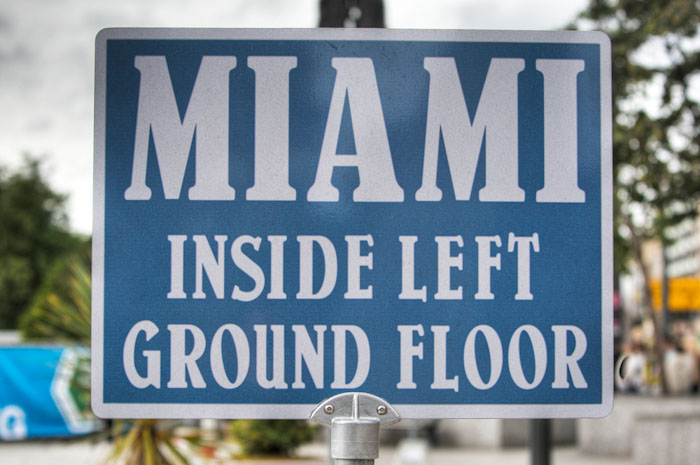 Miami funny sign