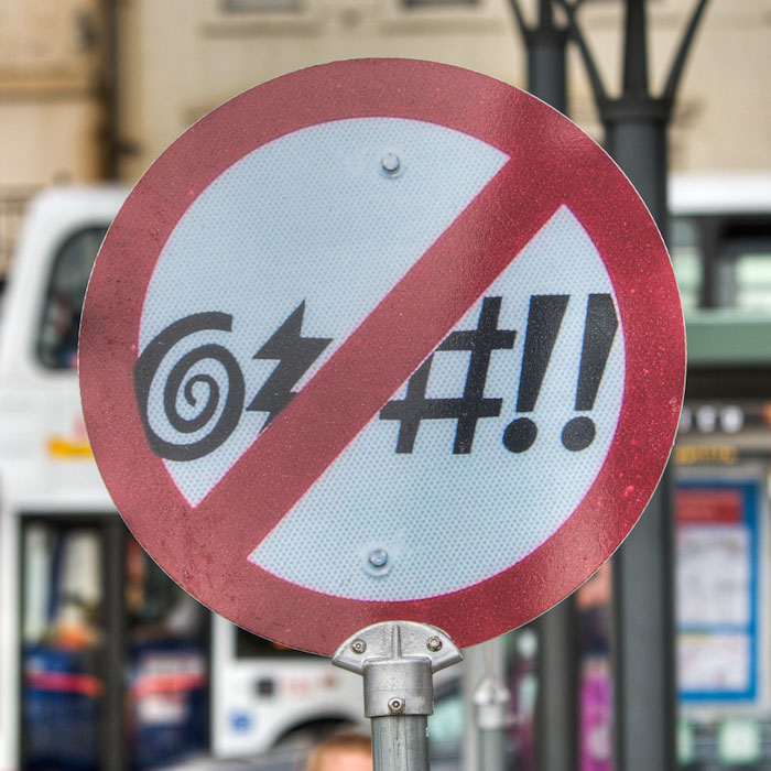WTF funny sign