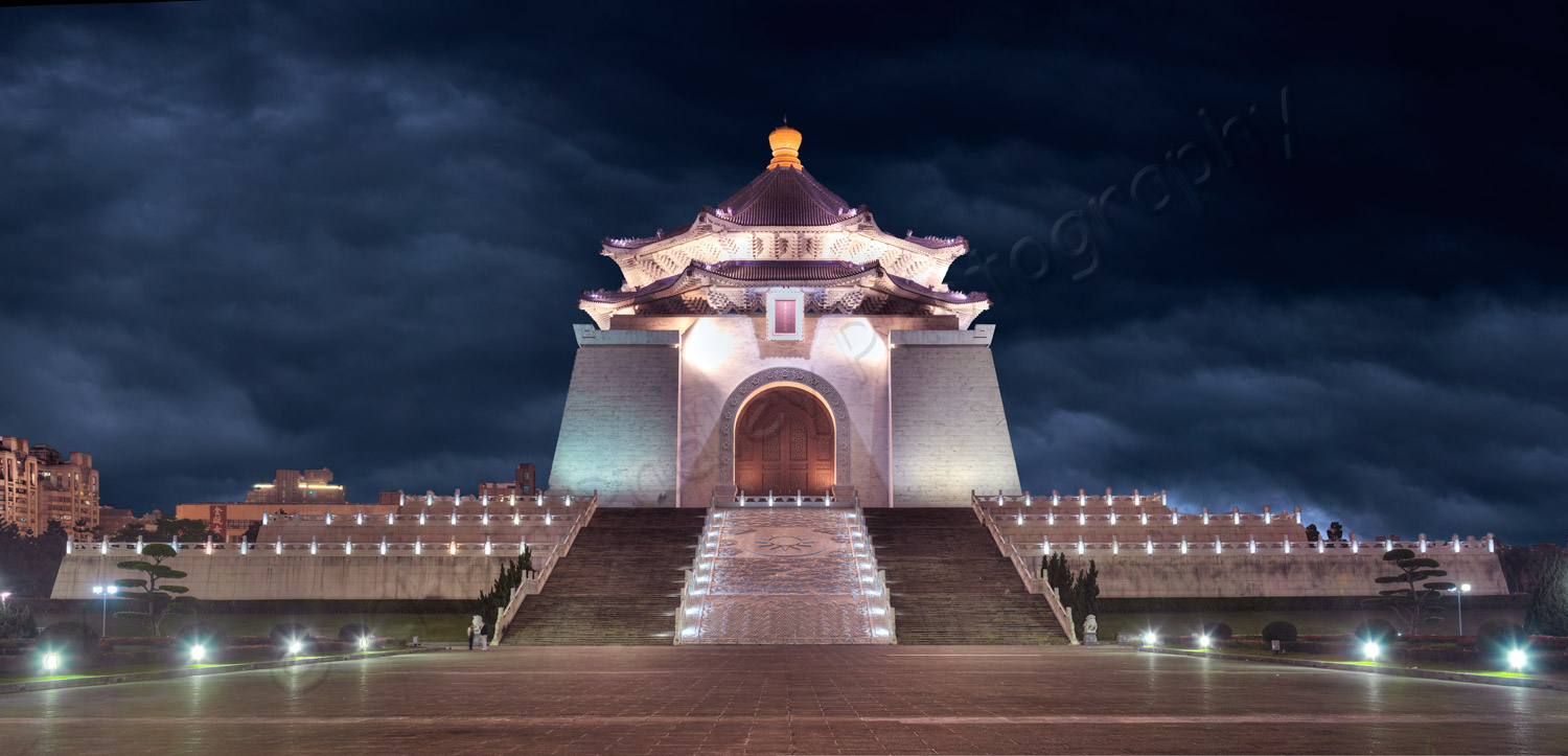 Chiang Kai-Shek Memorial Hall panoramic